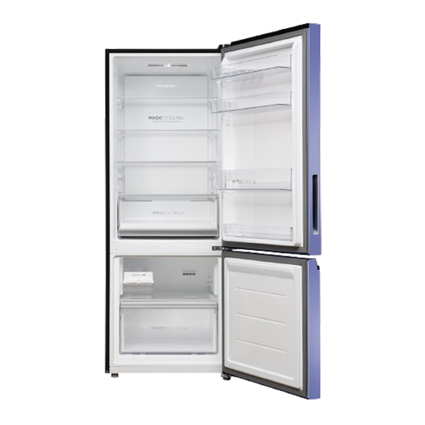 Haier 325 L 2 Star Bottom Mounted Frost Free Refrigerator (HRB-3752BSI-P,Storm Inox)