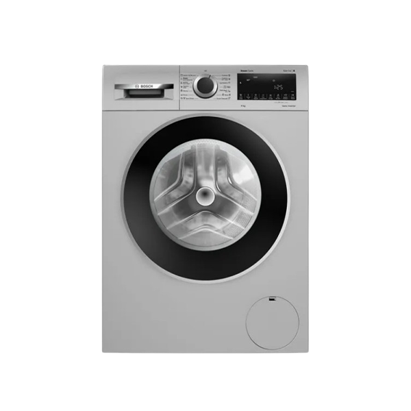 BOSCH 9 kg Fully Automatic Front Load washing machine,1200 rpm (Series 8,WGA1420SIN,Silver)