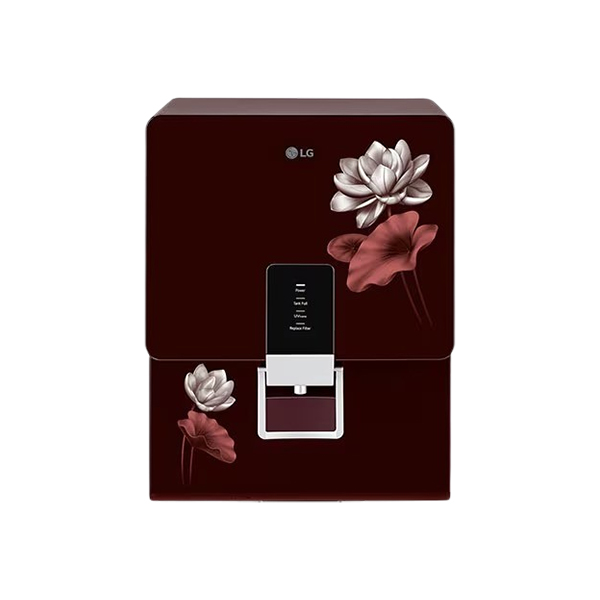 LG Water Purifier 8L RO+UV+Mineral Booster Water Purifier with Steel Tank (WW156RPTC,Crimson Red)