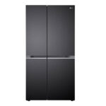 LG 650 L Convertible Side-by-Side Refrigerator with Smart Inverter Compressor, Multi Air Flow, Multi Digital Sensors (GL-B257HMC3,Matte Black PCM)