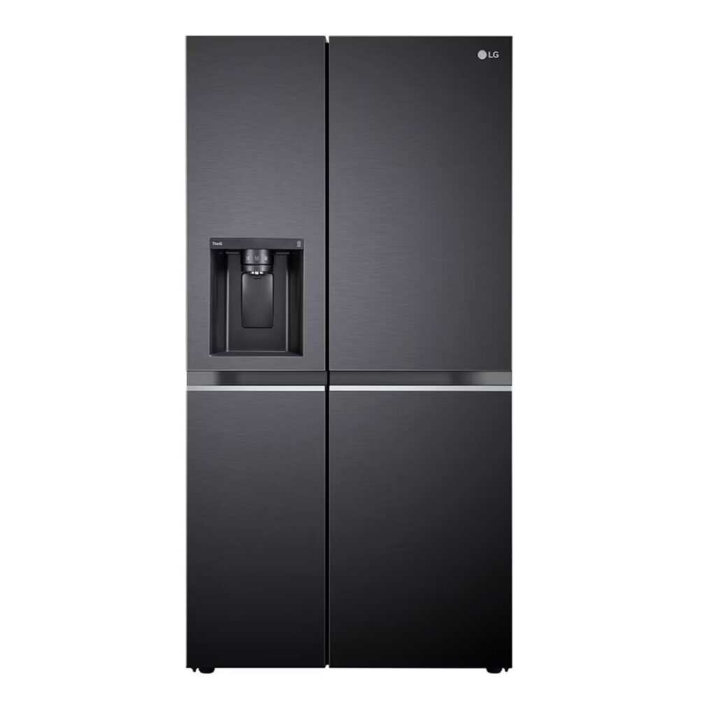 LG 650L 3 Star Side-by-Side Refrigerator, Water & Ice Dispenser(GL-L257CMC3,Matte Black)