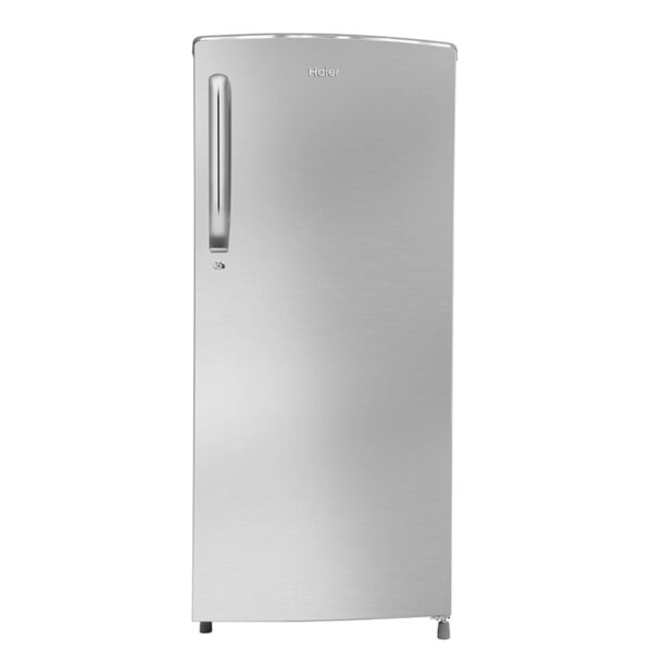 Haier 205 L 2 Star Single Door Direct Cool Refrigerator (HRD-2262BIS-N,Inox Steel)