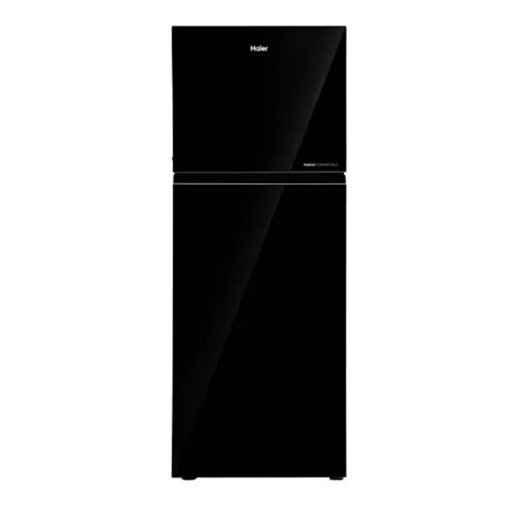 Haier 328L 2 Star Top Mount Frost Free Refrigerator(HRF-3782PKG-P,Black Glass)