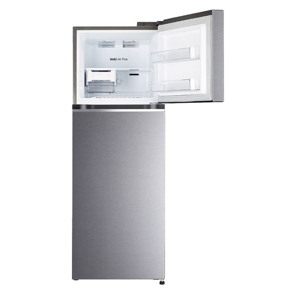 LG 246L 3 Star Frost-Free Double Door Refrigerator, Smart Inverter Compressor (GL-N262SDSX, Dazzle Steel Finish)