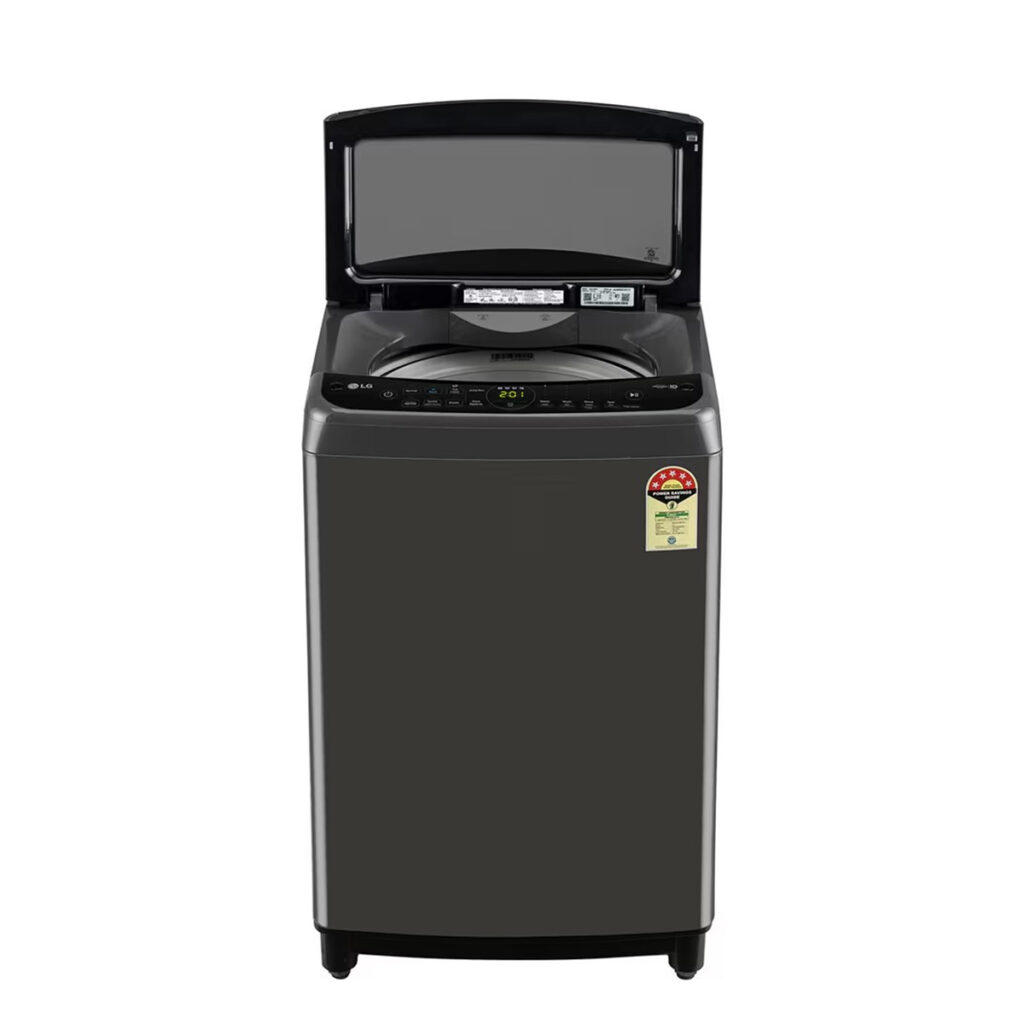 LG 8Kg Top Load Washing Machine, AI Direct Drive™, Turbodrum (THD08NPM,Middle Black)