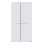 LG 650 L Convertible Side by Side Refrigerator with Premium Glass Door, Smart Inverter Compressor(GL-B257DLW3,Linen White)