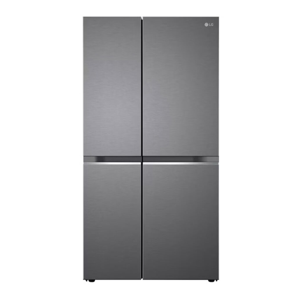 LG 650 L 3 Star Convertible Side by Side Refrigerator with Smart Inverter Compressor (GL-B257HDS3,Dazzle Steel)