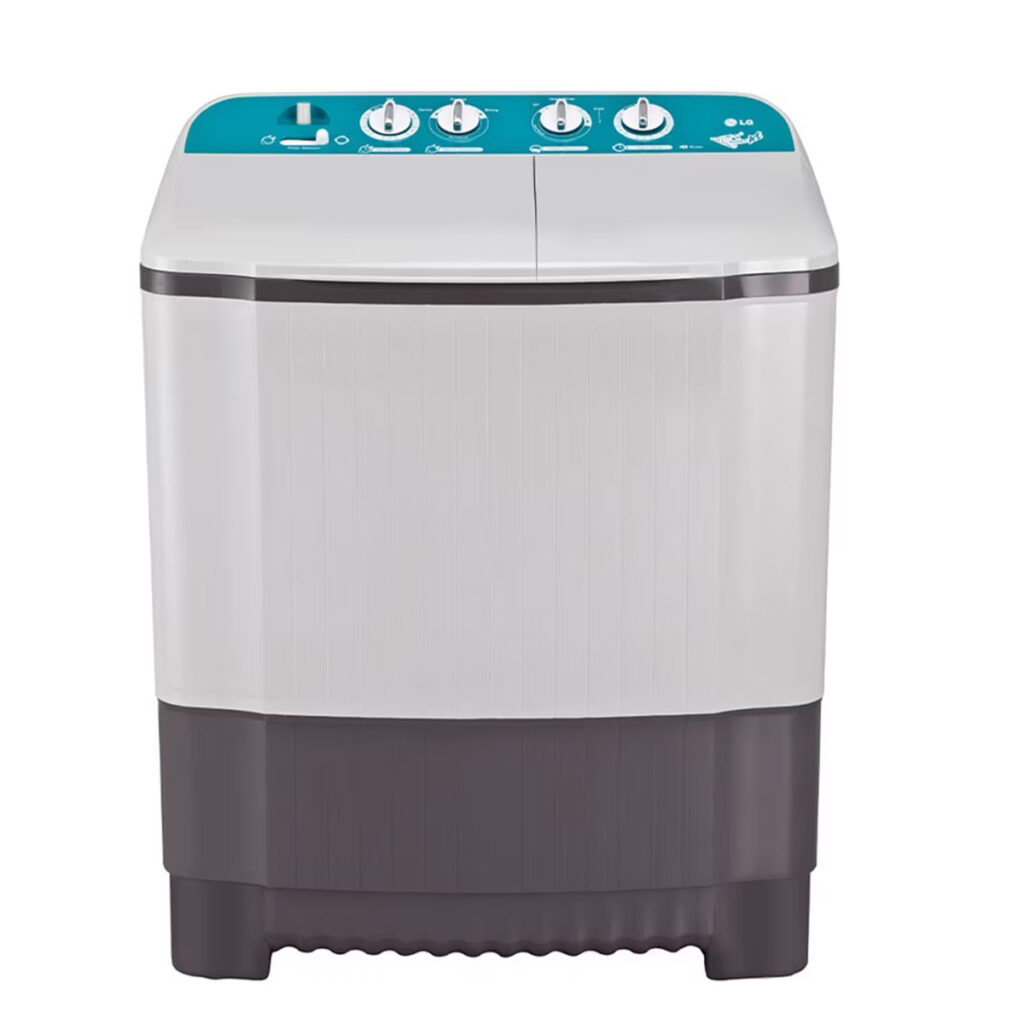 LG 6 Kg Semi Automatic Top Load Washing Machine, Roller Jet Pulsator (P6001RGZ, Dark Gray)