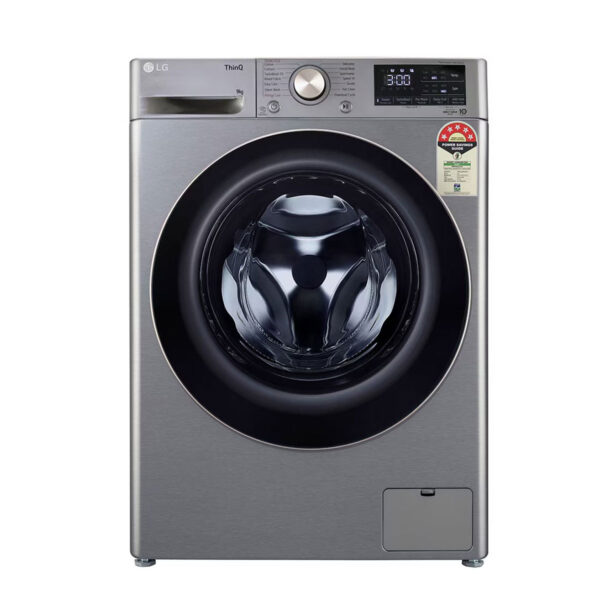 LG 9Kg 5 Star Front Load Washing Machine, AI Direct Drive™ (FHP1209Z7P, Platinum Silver)