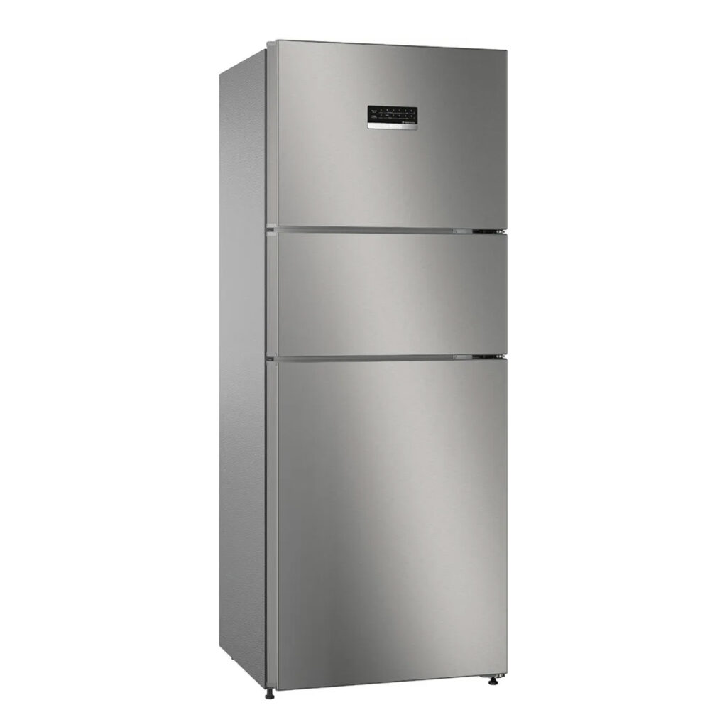 Bosch 332 L 3 Star Series 6 Convertible Frost Free Refrigerator (CMC33S03NI, Shiney Silver)