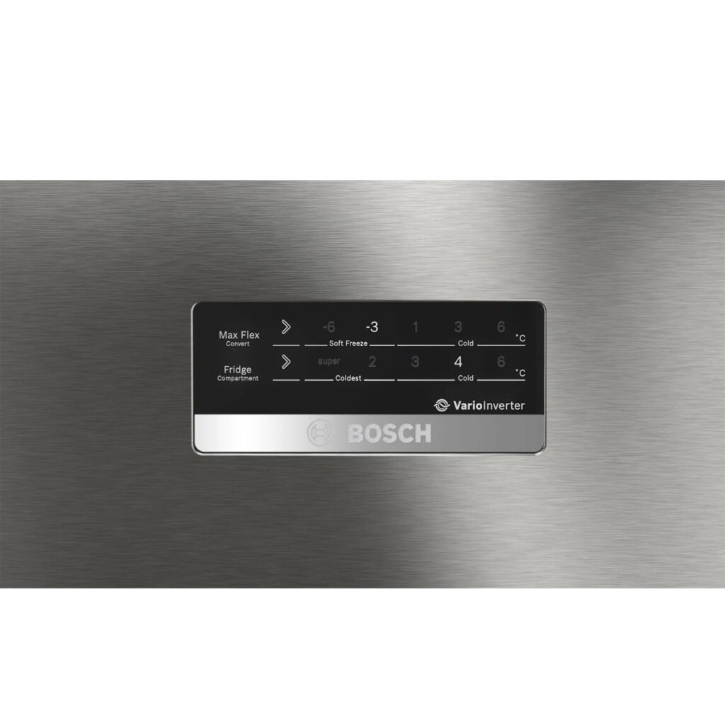 Bosch 332 L 3 Star Series 6 Convertible Frost Free Refrigerator (CMC33S03NI, Shiney Silver)