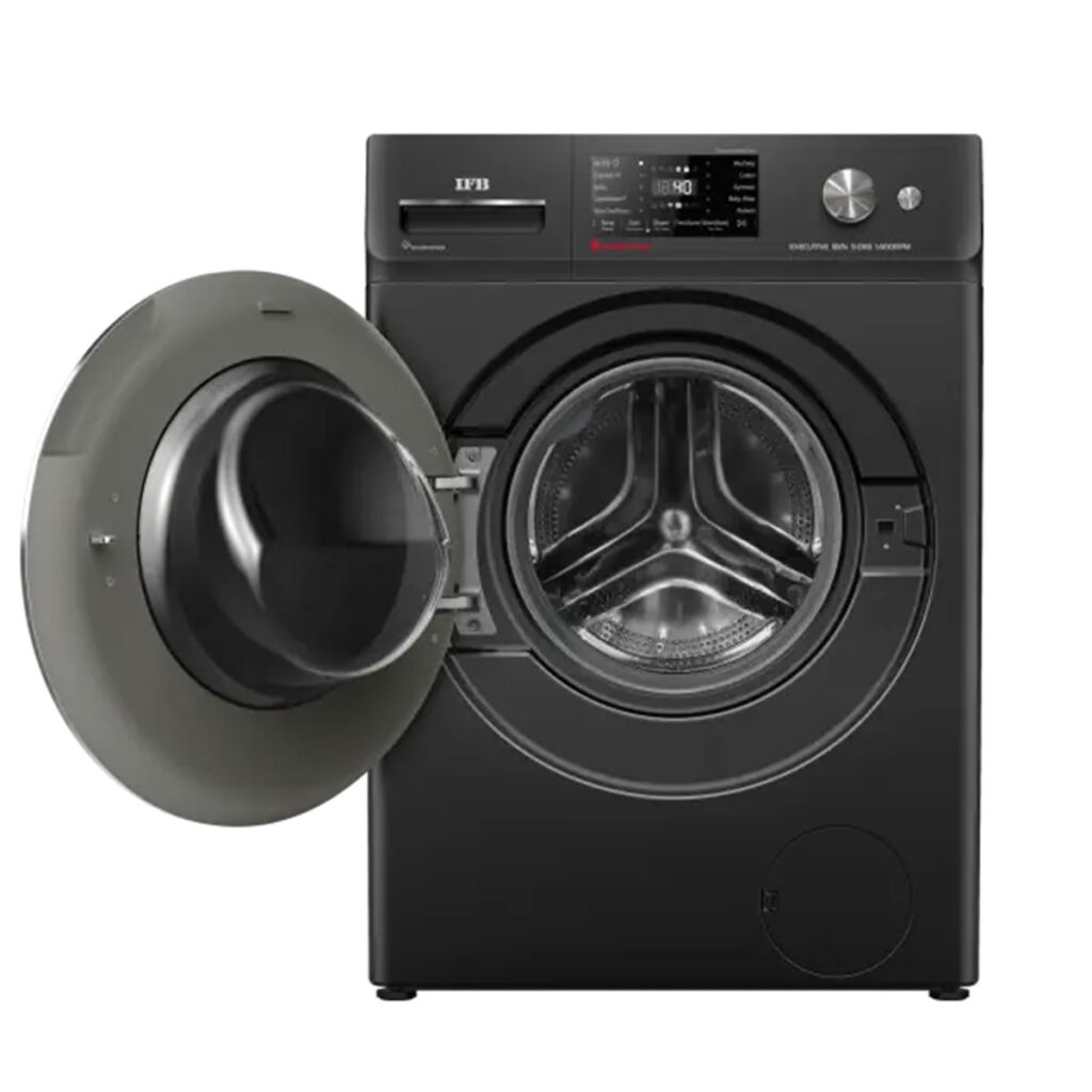 IFB 9 kg 5 Star Fully Automatic Front Load Washing Machine,1400 rpm(Executive BXN 9014K, Black)