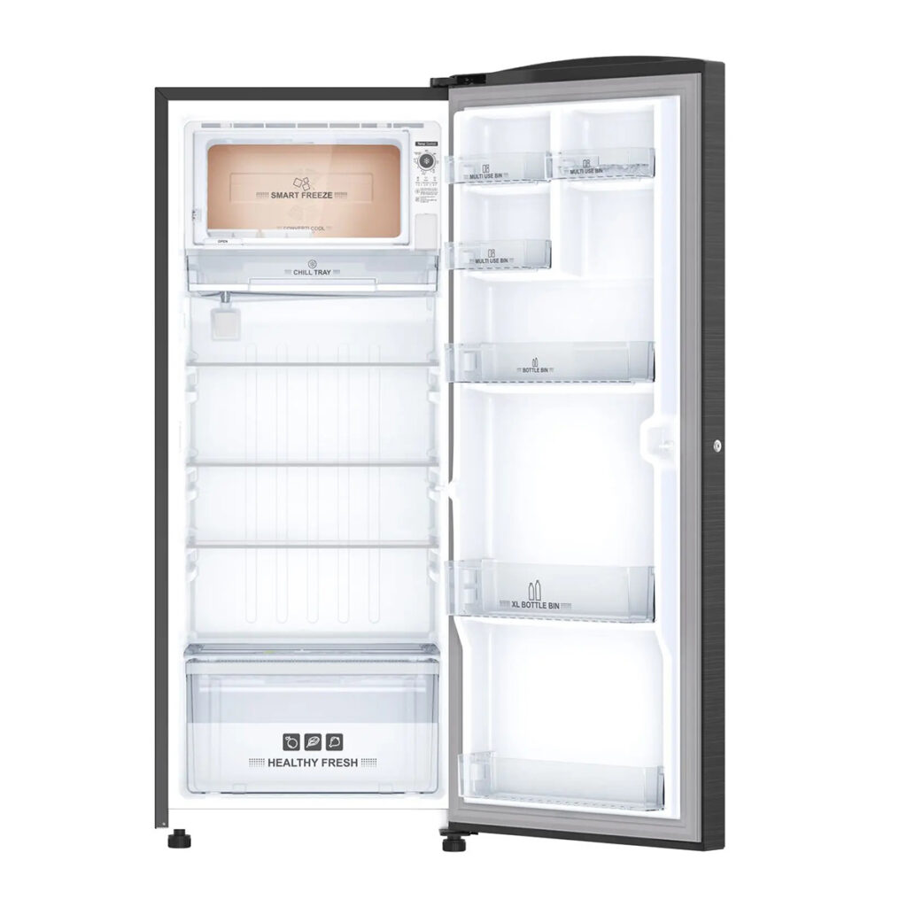 IFB 206 L 4 Star Single Door Direct Cool Refrigerator Advance Cool Series (IFBDC-2324IKS, Black Steel)