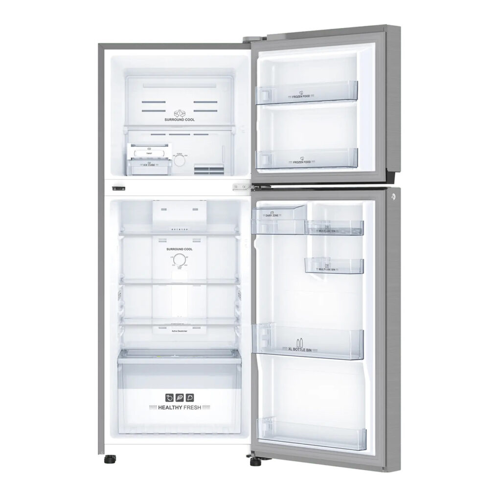 IFB 242 L 2 Star Frost – Free Double Door Refrigerator, Eco – Cool Series (IFBFF-2902IGS, Grey Steel)