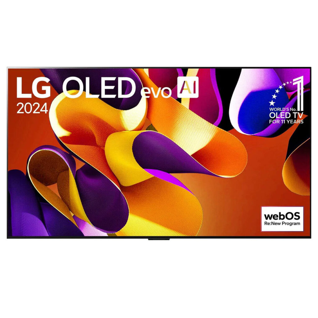 LG 55 Inch (139.7cm) 4K OLED evo AI Smart TV, Dolby Vision / HDR10 /Dolby Atmos (OLED55G46LA)