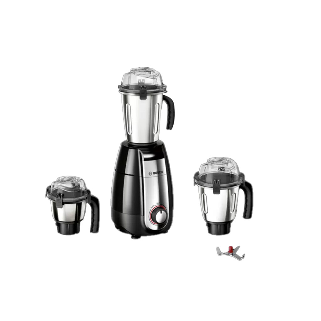 Bosch 750 W Mixer Grinder True Mixx Style (MGM6632MIN, Black)