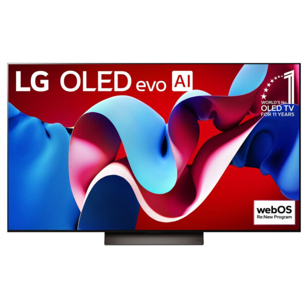 LG 139cm (55 Inch) OLED evo AI 4K Smart TV (OLED55C46LA)