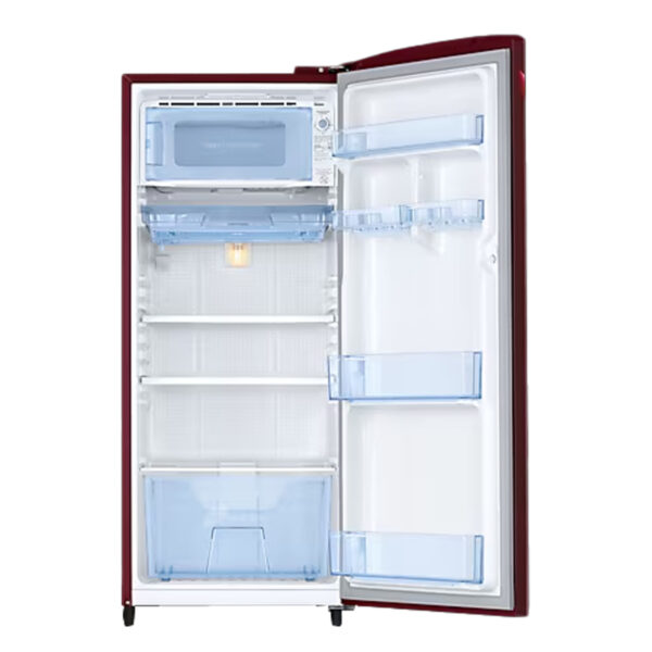 Samsung 183 L 5 Star Single Door Refrigerator (RR20D2725RZ, Burgundy Red)