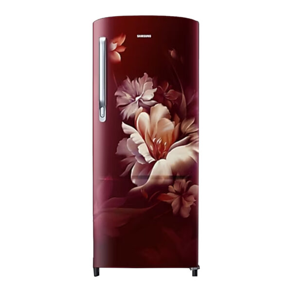 Samsung 183 L 5 Star Single Door Refrigerator (RR20D2725RZ, Burgundy Red)