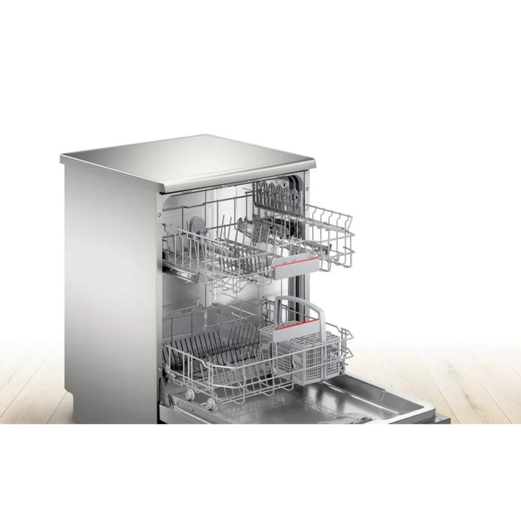 Bosch Series 6 13 Place Settings dishwasher with anti-fingerprint (SMS6ITI01I,Brushed steel)