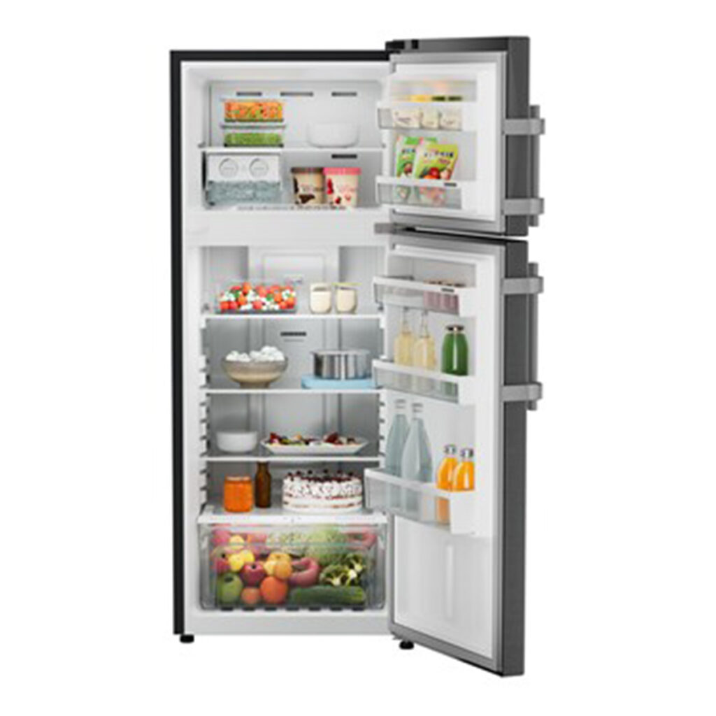 Liebherr 245 L 2 Star Double Door Fridge-freezer with No Frost (TCLBSB2411,BlackSteel)