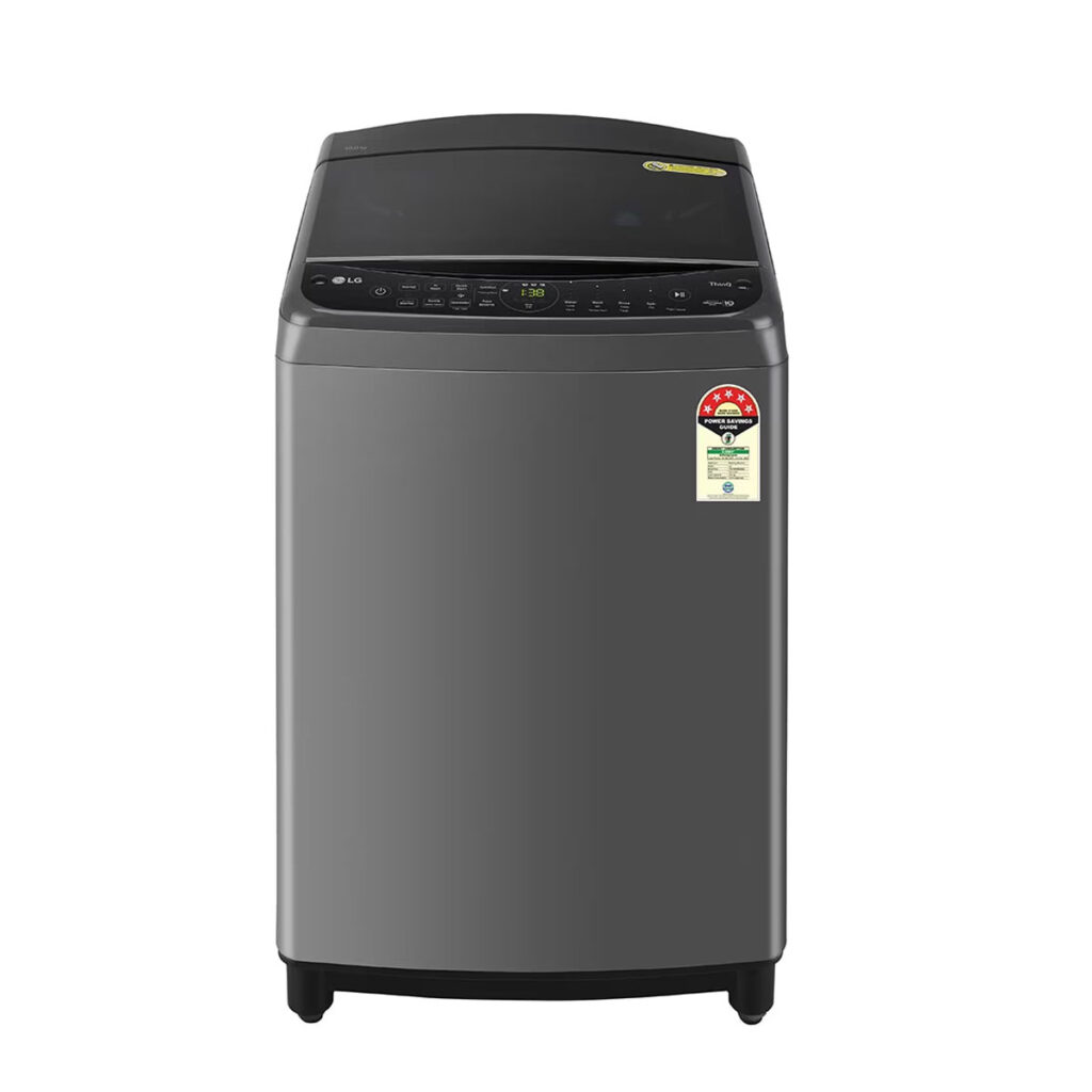 LG 10Kg 5 Star Fully Automatic Top Load Washing Machine, Turbowash (THD10NWM, Middle Black)