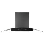 Faber 60 cm Auto Clean Curved Chimney (HOOD POLO IN HC SC BK 60,Black)