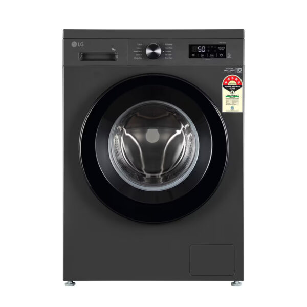 LG 7Kg 5 Star Front Load Washing Machine, AI Direct Drive With Wi-Fi (FHB1207Z4M, Middle Black)