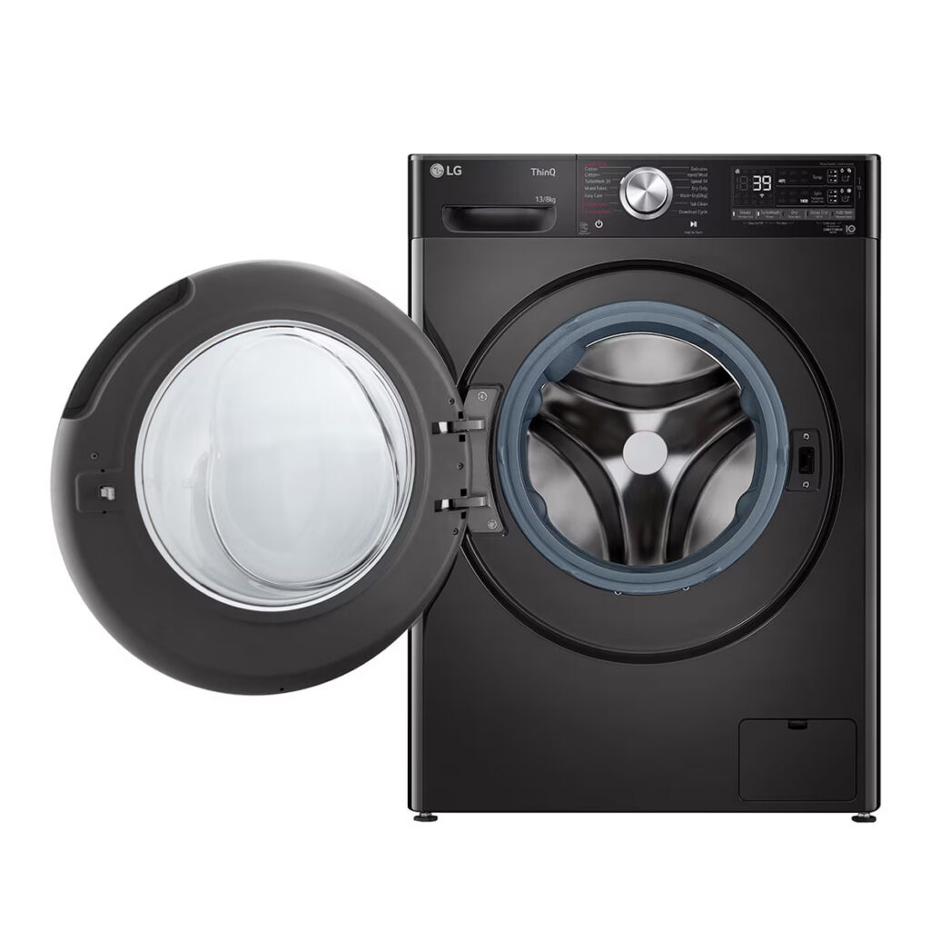 LG 13/8Kg 5 Star Fully Automatic Front Load Washer Dryer with Wi-Fi (FHD0905STB,Black)