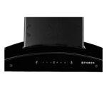 Faber 90 cm Auto Curved Clean Chimney (HOOD ELLORA 3D IN HC SC BF BK 90, Black)