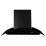 Faber 90 cm Auto Curved Clean Chimney (HOOD ELLORA 3D IN HC SC BF BK 90, Black)