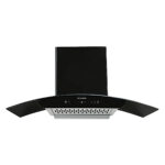 Faber 90 cm Auto Clean Curved Chimney (HOOD SUNNY IN HC SC FL LG 90,Black)