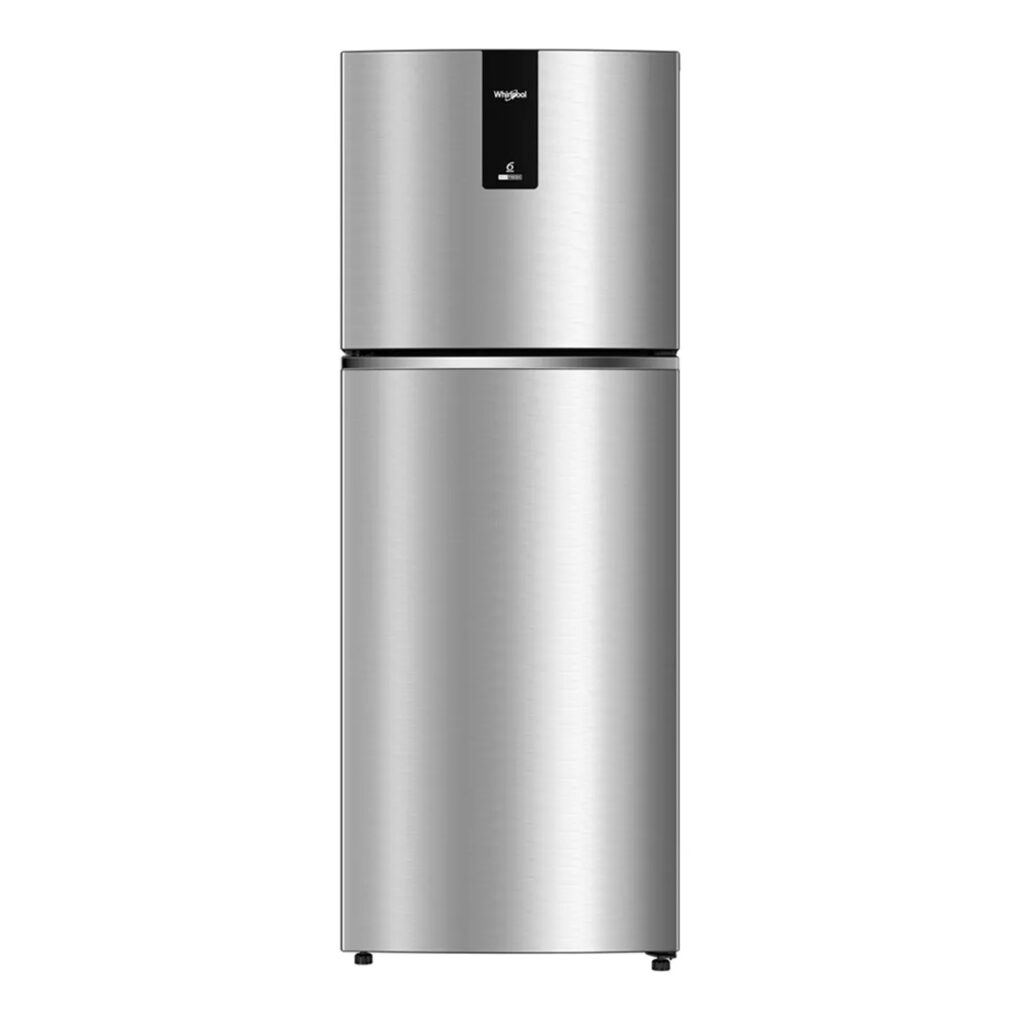 Whirlpool 235L 2 Star Frost Free Double Door Refrigerator (NEO DF278 PRM, Titan Steel)