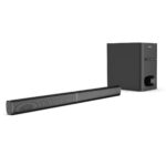 Panasonic 2.1 Ch Convertible Soundbar, 80 W, Bluetooth, USB, AUX Inputs, Wall Mountable, Remote Control (SC-HT260GW-K, Black)