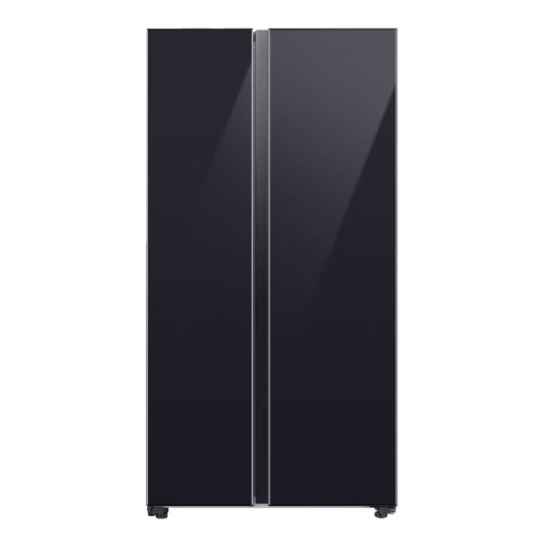 Samsung 653 L 3 Star BESPOKE Convertible 5in1 Side by Side Refrigerator (RS76CB81A333, Glam Deep Charcoal)