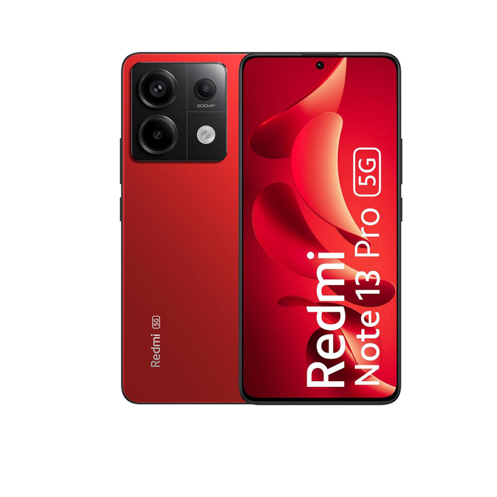 Redmi Note 13 pro 5G (8GB RAM/256GB Storage, Scarlet Red )