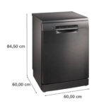 Bosch 15 Place Settings Dishwasher Series 6 (SMS6HMC00I, Brushed black)