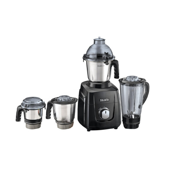 Sujata 1000 Watts 4 Jar Mixer Grinder(MG03 ,Black)