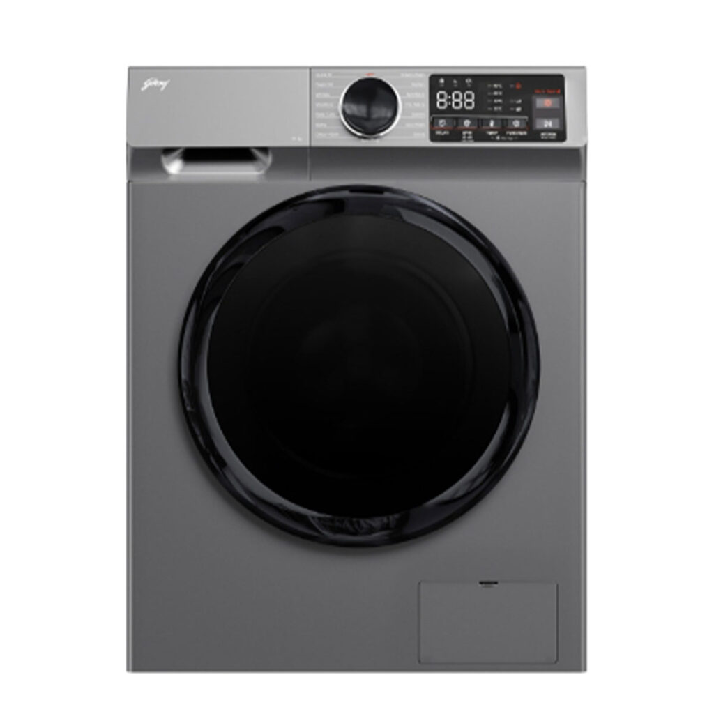 Godrej 9 kg Fully Automatic Front Load Washing Machine,1400 rpm(WFEON CEL 9014 IEBT SLSR, Silver Stream)