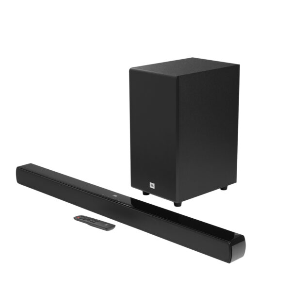 JBL Cinema 3.1 Channel 440W Dolby Audio Soundbar with Wireless subwoofer for extra deep bass (SB590,Black)