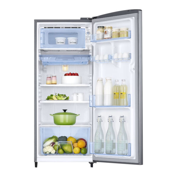 Samsung 183 L 3 Star Single Door Refrigerator (RR20C2Y23S8, Elegant Inox)