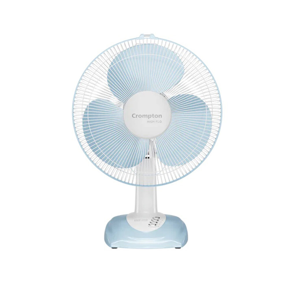 Bajaj FUZION 400mm Table Fan (Rpm 1350, White BlueTint)