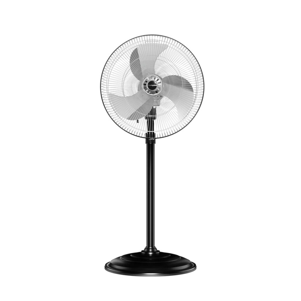 Crompton 450mm Storm PF INH Pedestal Fan (1400 Rpm, Black)