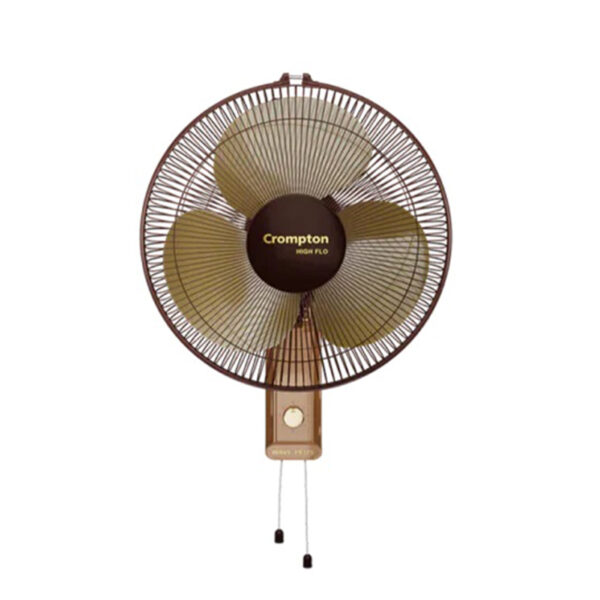 Crompton Hiflo Wave Plus Wall Fan (1330 RPM, Choco Brown)