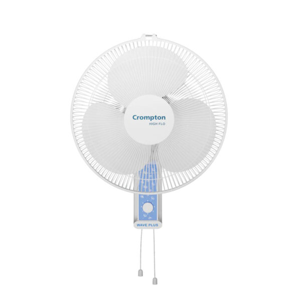 Crompton 400mm Hiflo Wave Plus Wall Fan (1330 RPM, Kd White)