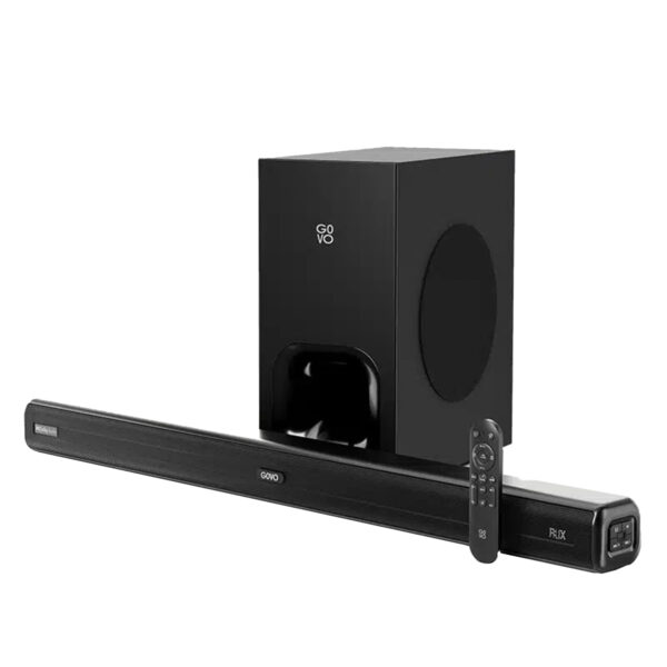 GOVO GOSURROUND 860 Dolby Digital 180W Bluetooth Soundbar (2.1 Channel, Platinum Black)