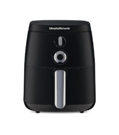 Morphy Richards 5L Air Fryer ,Classic Knob Control, Non-Stick Coated Basket (Black)