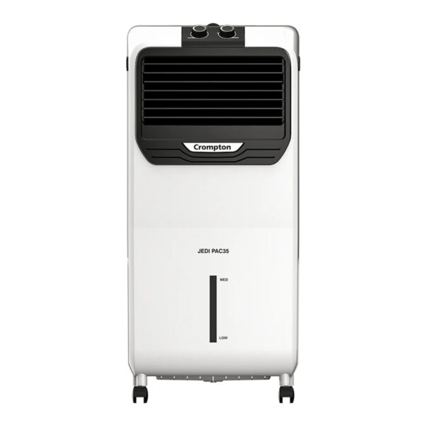 Crompton 35 L Air Cooler, 4 way air deflection(ACGC-JEDIPAC35, White and Black)