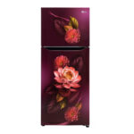 LG 240L 2 Star Double Door Refrigerator with Smart Inverter Compressor, Multi-Air Flow (GL-S292SRWY, Red Water Lily)