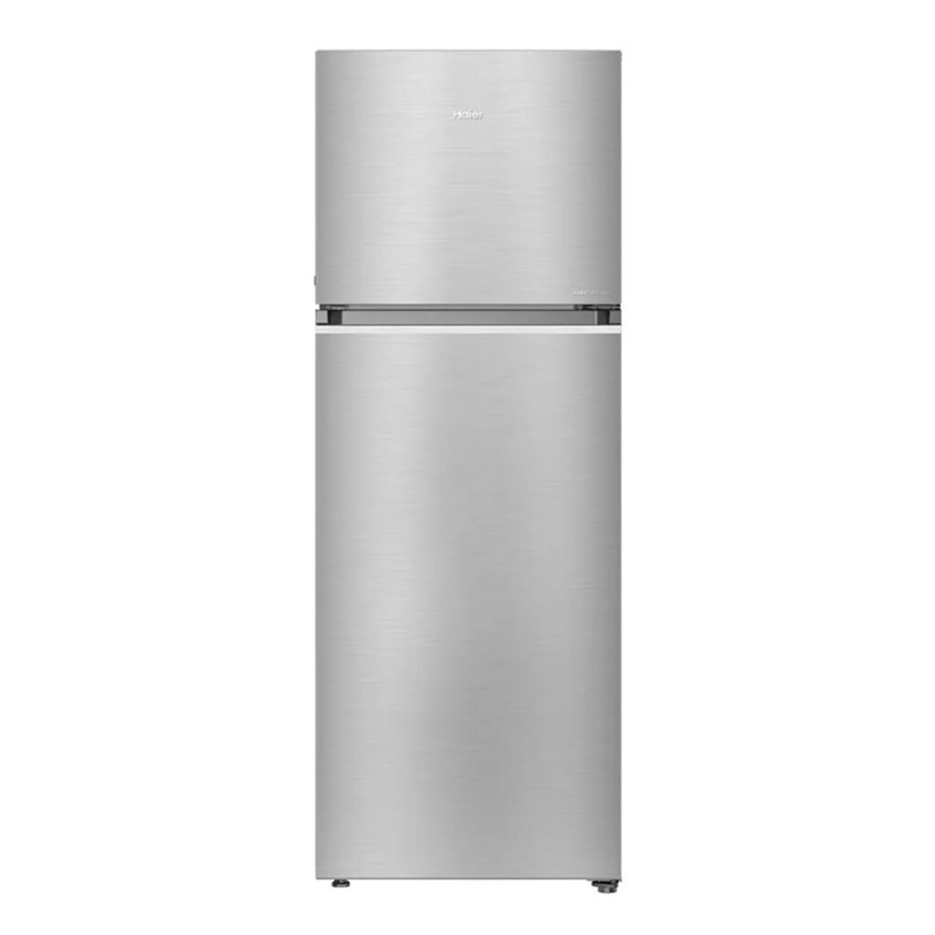 Haier 328 L 2 Star Frost Free Inverter Top Mount Refrigerator (HRF-3782BIS-P, Inox Steel)